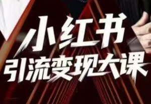 群响·小红书引流变现大课(11月15-16日线下课)-泱泱学习社