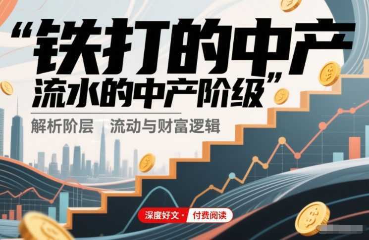 付费文章：铁打的中产，流水的中产阶级-泱泱学习社