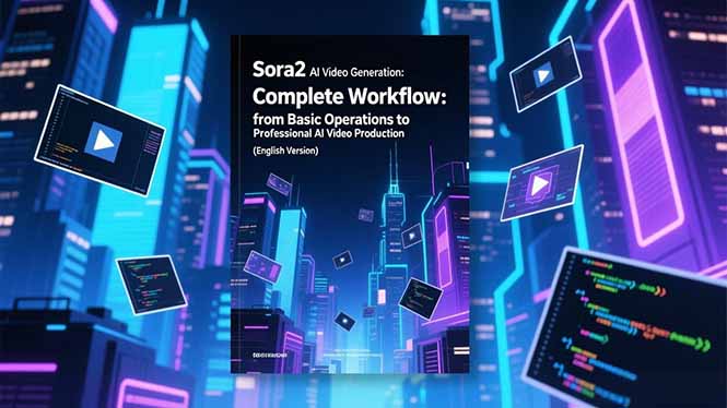 Sora2 AI视频生成的系统教程(英文版-泱泱学习社