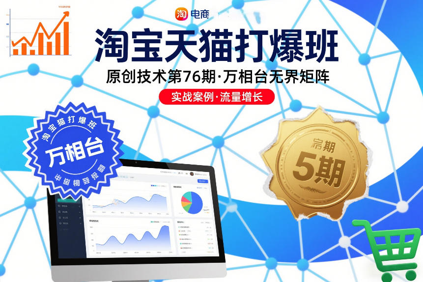 淘宝天猫打爆班原创技术第76期，万相台无界矩阵-泱泱学习社