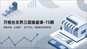 万相台无界三层操盘课-75期，销量布局、分层推广、投产优化，构建盈利店铺系统-泱泱学习社