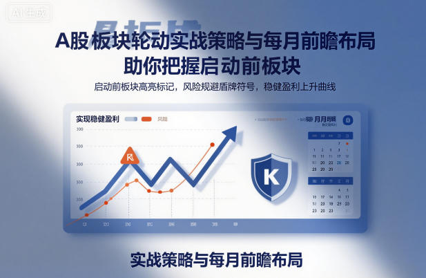 A股板块轮动实战策略与每月前瞻布局,助你把握启动前板块,规避风险,实现稳健盈利-泱泱学习社