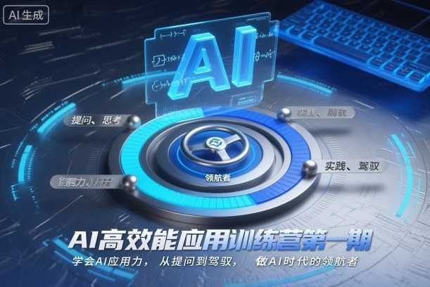 AI高效能应用训练营第一期，学会AI应用力，从提问到驾驭，做AI时代的领航者(更新)-泱泱学习社