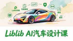 2025Liblib AI汽车设计课，文生图入门、LoRA训练、专属模型，快速上手【实战+解说+软件+素材】-泱泱学习社