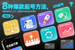 8种爆款起号方法，0基础都可以上手，爆款起号就是这样简单-泱泱学习社
