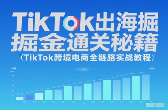 TikTok出海掘金通关秘籍，TikTok跨境电商全链路实战教程-泱泱学习社