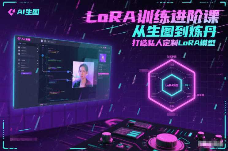 LoRA训练进阶课，从生图到炼丹，打造私人定制LoRA模型-泱泱学习社