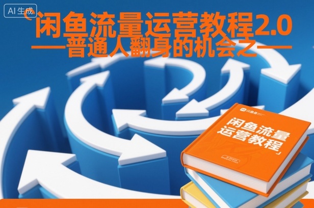 闲鱼流量运营教程2.0——普通人翻身的机会之一-泱泱学习社