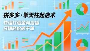 拼多多·擎天柱起店术，爆流布局、利润起飞、不断流，快速打造盈利店铺，日销轻松破千单-泱泱学习社