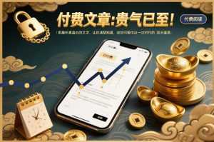 付费文章：贵气已至！用最朴素直白的文字，让你清楚知道，该如何接住这一次时代的泼天富贵-泱泱学习社