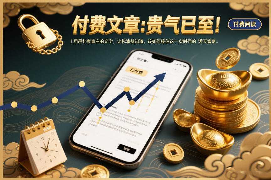 付费文章：贵气已至！用最朴素直白的文字，让你清楚知道，该如何接住这一次时代的泼天富贵-泱泱学习社