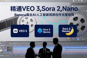 精通VEO 3，Sora 2，Nano Banana商业AI人工智能视频创作完整指南-泱泱学习社