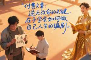付费文章：逆天改命的关键，在于学会如何做自己人生的编剧-泱泱学习社
