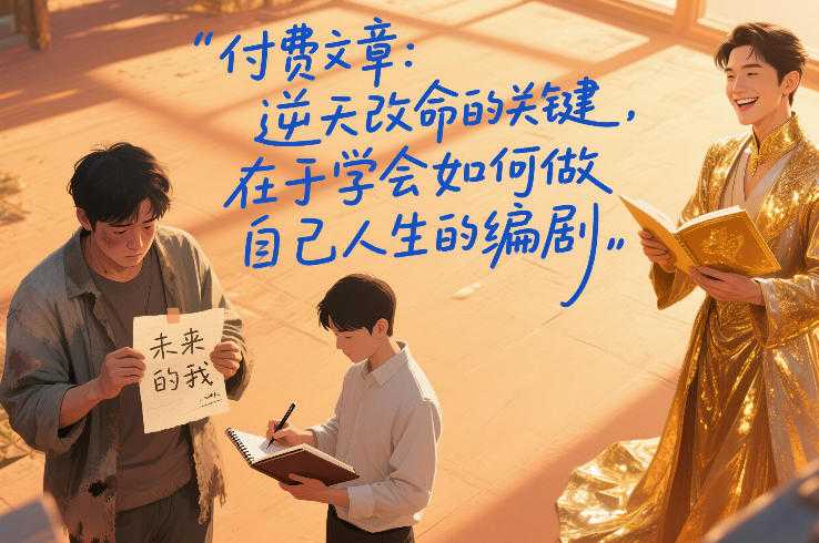付费文章：逆天改命的关键，在于学会如何做自己人生的编剧-泱泱学习社