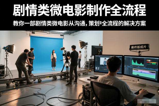 剧情类微电影制作全流程，教你一部剧情类微电影从沟通，策划到拍摄制作全流程的解决方案-泱泱学习社