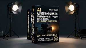 AI电影制作训练营：掌握角色一致性，学会好莱坞叙事流程，制作价值万元的电影感短片-泱泱学习社