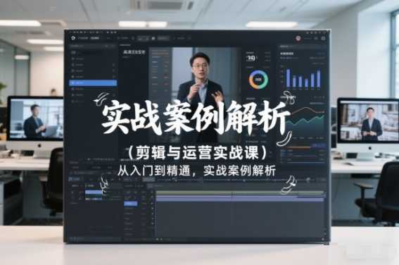 剪辑与运营实战课，从入门到精通，实战案例解析（更新2026）