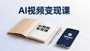 AI视频变现课，学完即可创作短片、接商单，实现副业增收，单项目报价可达千元-泱泱学习社