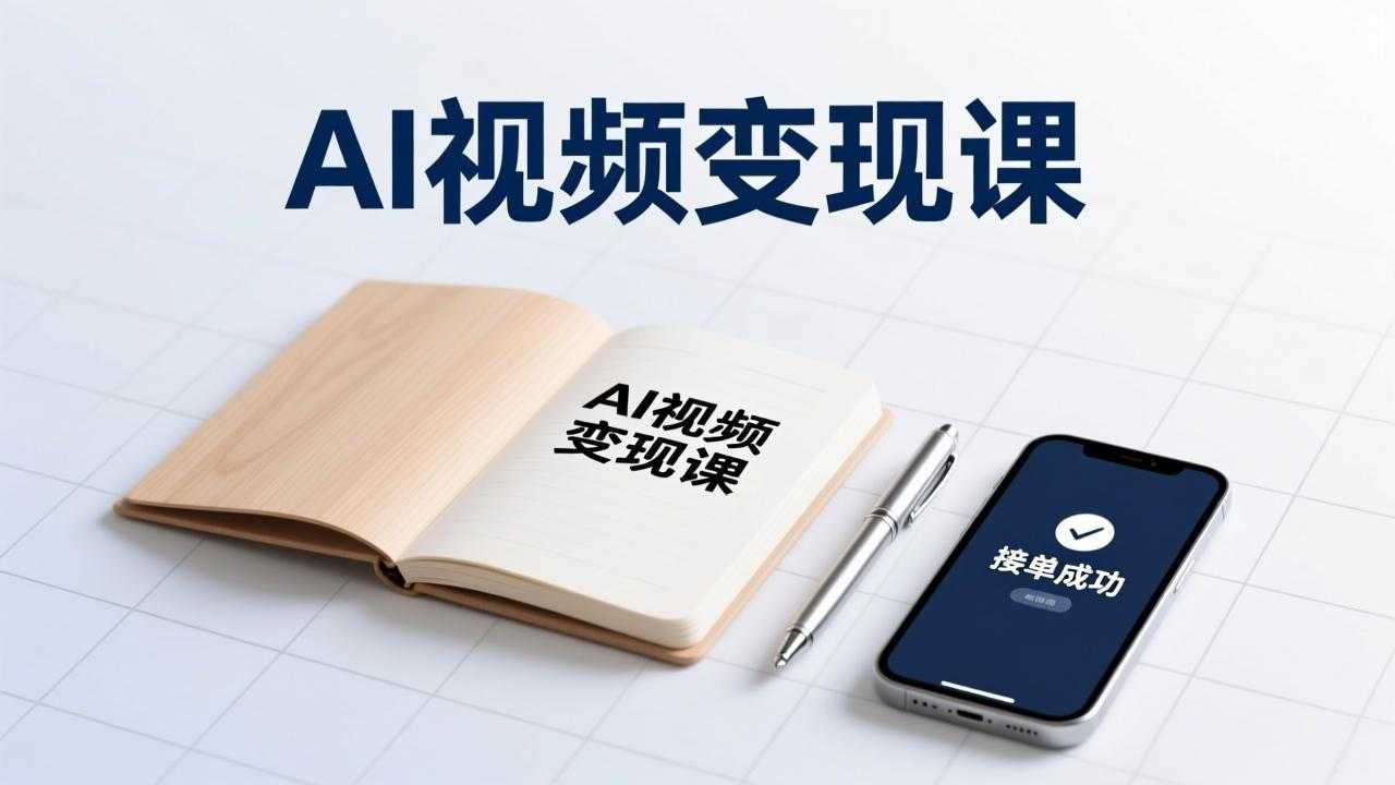 AI视频变现课，学完即可创作短片、接商单，实现副业增收，单项目报价可达千元-泱泱学习社