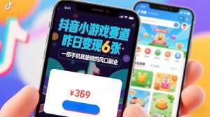 抖音小游戏赛道，昨日变现600+，零基础一部手机就能做的风口副业【揭秘】-泱泱学习社