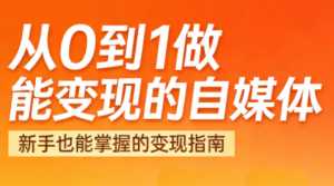 悦哥·从0到1做能变现的自媒体(更新2026)-泱泱学习社