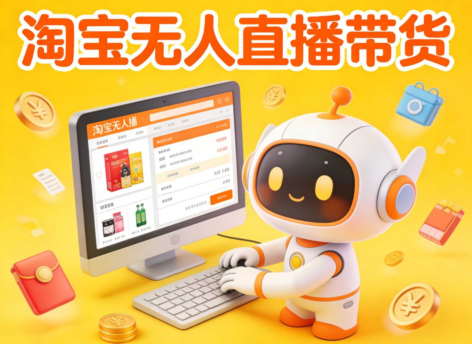 图片[1]-淘宝无人直播带货，24小时自动卖货，月佣金1W+，不违规不封号，不用露脸-泱泱学习社