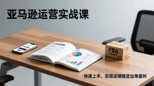 亚马逊运营实战课，Listing优化、Vine秒杀、FBA发货，快速上手，实现店铺稳定出单盈利-泱泱学习社