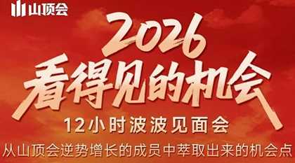 波波·2026看得见的机会12小时波波见面会(东莞线下课2月1日)-泱泱学习社