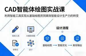 CAD智能体绘图实战课，利用智能工具，实现从基础绘图员到高效智能设计生产力的转变-泱泱学习社