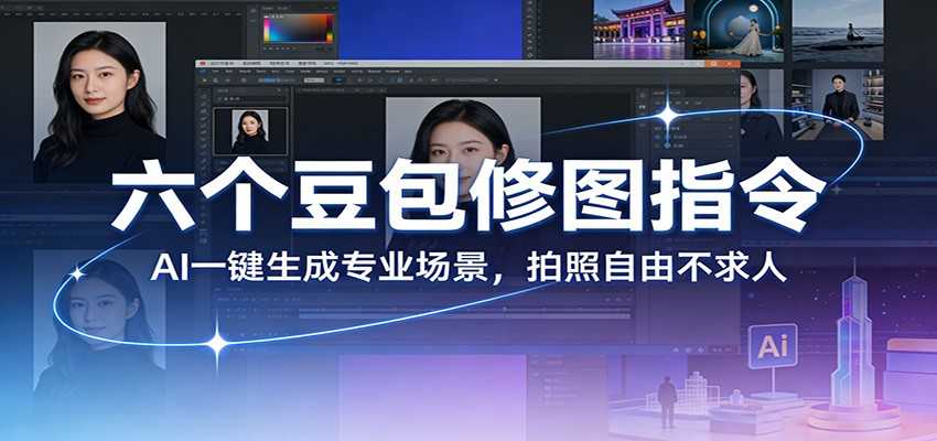 六个豆包修图指令：AI 一键生成专业场景，拍照自由不求人-泱泱学习社