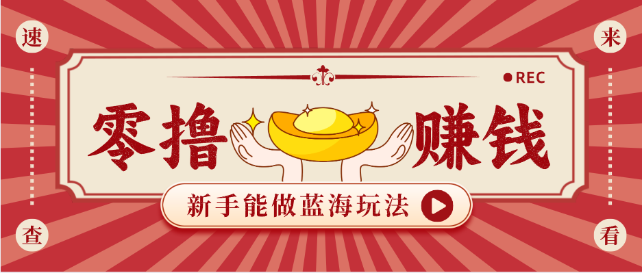 新手也能变现的蓝海玩法,一个人人能做的项目,需求量极大日入300+!-泱泱学习社