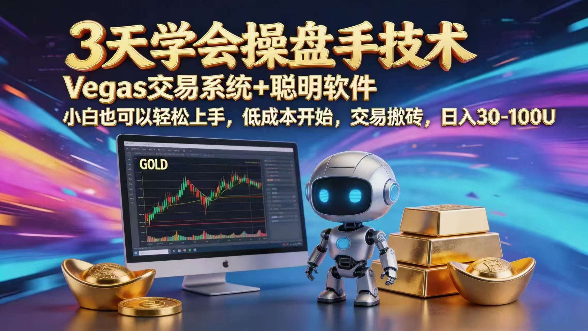 三天学会操盘手技术，vegas技术+聪明软件，小白也可以轻松上手，日入1000+-泱泱学习社