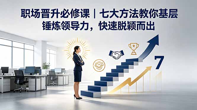 付费文章：职场晋升必修课｜七大方法教你基层锤炼领导力，快速脱颖而出-泱泱学习社