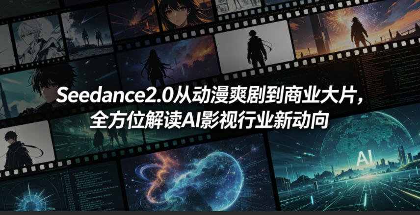Seedance2.0从动漫爽剧到商业大片，全方位解读AI影视行业新动向-泱泱学习社