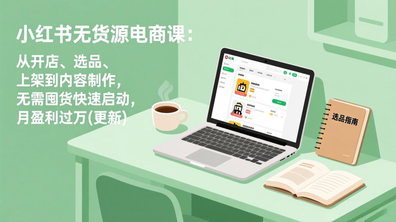 小红书无货源电商课(5月12更新-泱泱学习社