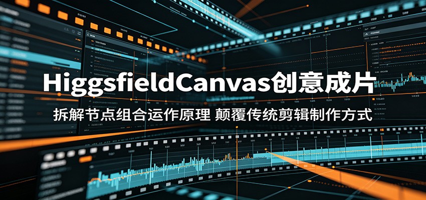 HiggsfieldCanvas创意成片：拆解节点组合运作原理，颠覆传统剪辑制作方式-泱泱学习社