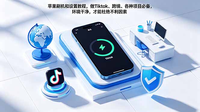 苹果刷机和设置教程，做Tiktok、跨境、各种项目必备，环境干净，才能杜绝不利因素-泱泱学习社