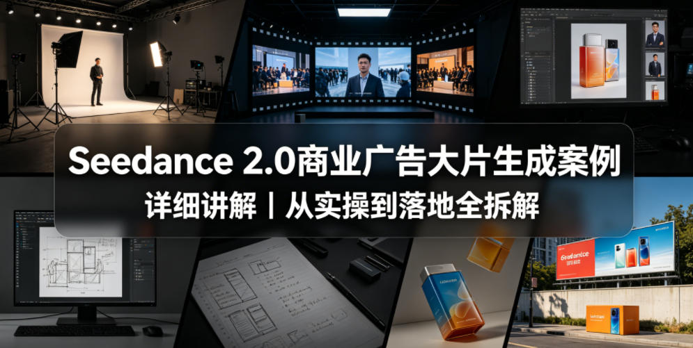 Seedance 2.0商业广告大片生成案例详细讲解｜从实操到落地全拆解-泱泱学习社