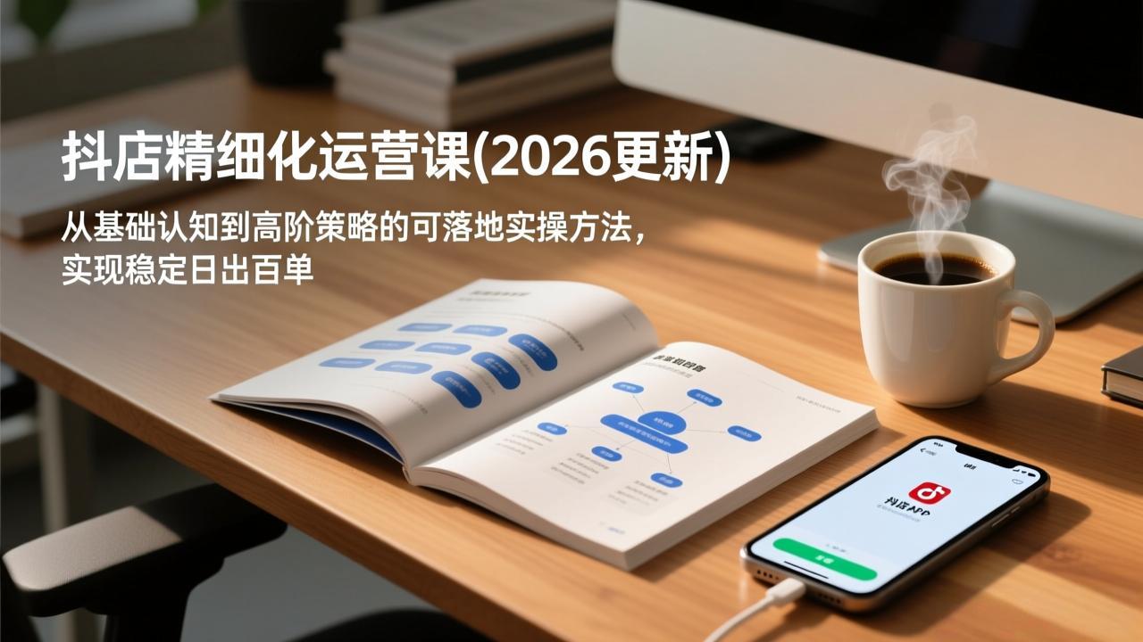 抖店精细化运营课(更新5月-泱泱学习社