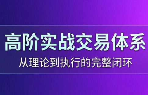 高老师·高阶实战交易体系(更新6月)-泱泱学习社