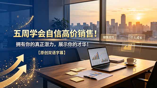 五周学会自信高价销售！拥有你的真正潜力，展示你的才华！【原创双语字幕】-泱泱学习社
