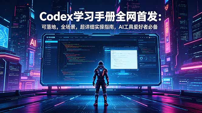 Codex学习手册全网首发：可落地，全场景，超详细实操指南，AI工具爱好者必备-泱泱学习社