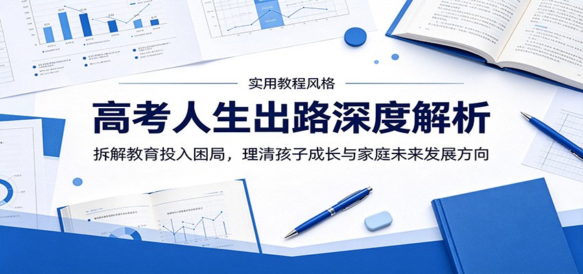 高考人生出路深度解析:拆解教育投入困局,理清孩子成长与家庭未来发展方向-泱泱学习社