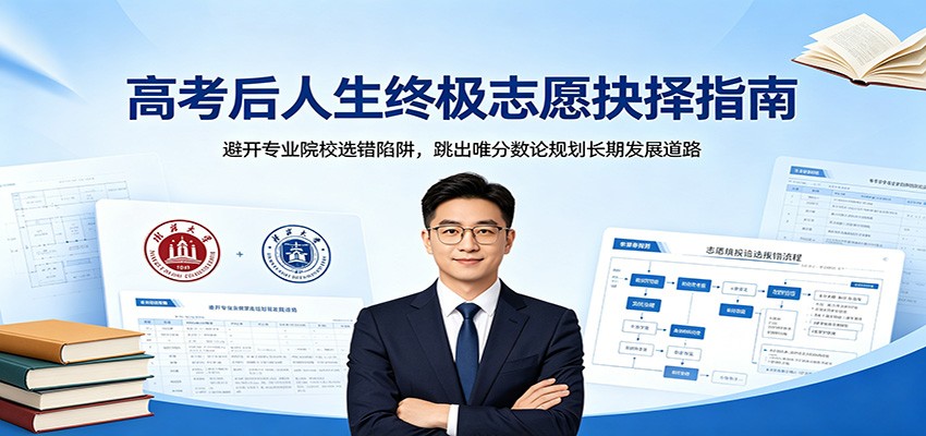 高考后人生终极志愿抉择指南:避开专业院校选错陷阱,跳出唯分数论规划长期发展道路-泱泱学习社