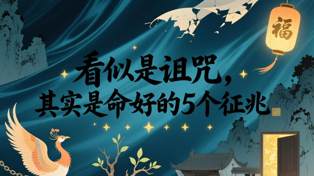 付费文章：看似是诅咒，其实是命好的5个征兆-泱泱学习社