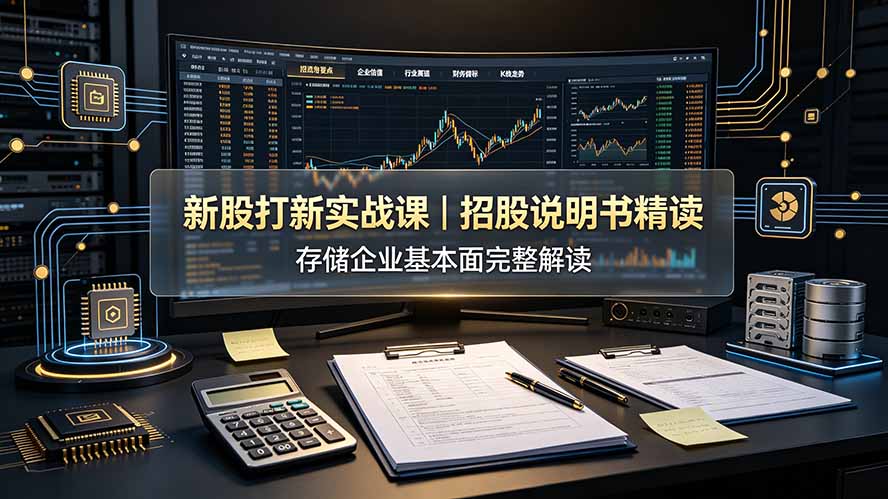 付费文章：新股打新实战课｜招股说明书精读，存储企业基本面完整解读-泱泱学习社