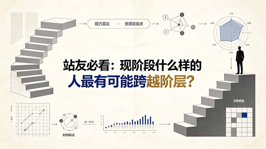 付费文章:站友必看:现阶段什么样的人最有可能跨越阶层?-泱泱学习社