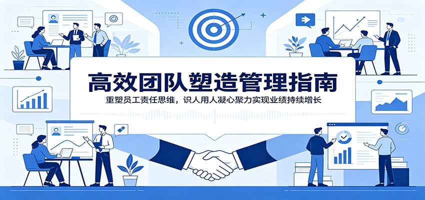 高效团队塑造管理指南：重塑员工责任思维，识人用人凝心聚力实现业绩持续增长-泱泱学习社