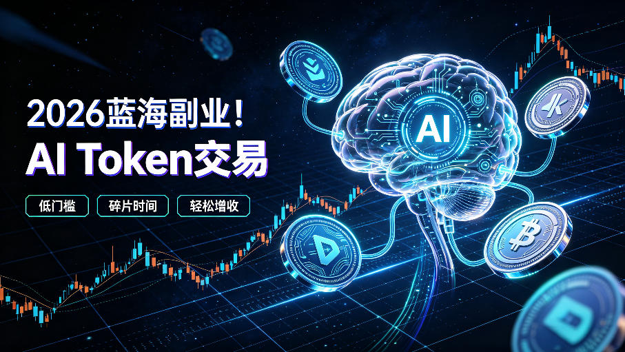 2026全新风口副业|AI智能Token交易,空闲时间轻松 賺 收益,无需全天盯盘【揭秘】-泱泱学习社