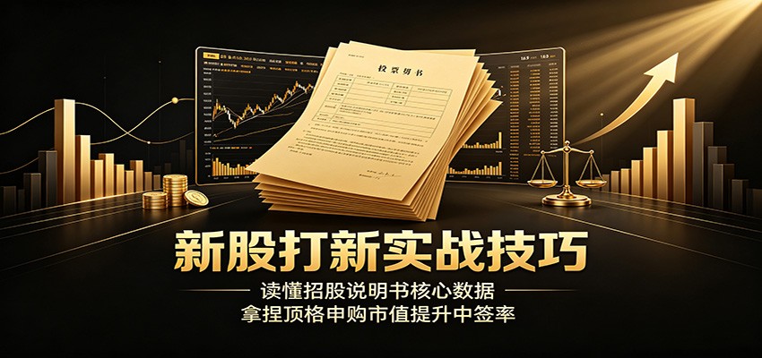 新股打新实战技巧:读懂招股说明书核心数据,拿捏顶格申购市值提升中签率-泱泱学习社